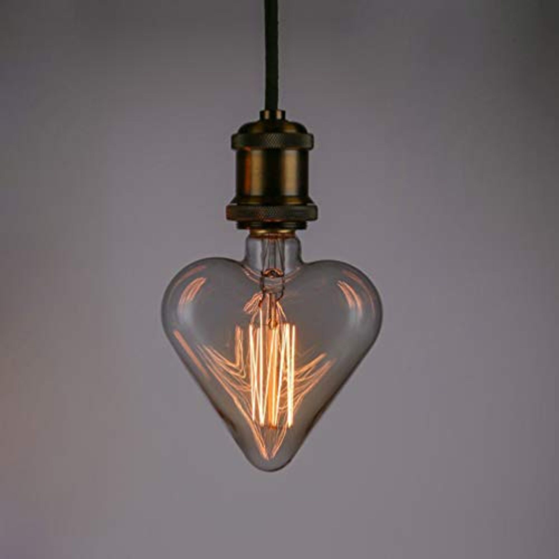 RRP £18.41 Uonlytech Led Light Bulb LED Bulb Vintage Heart Shape