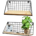 RRP £27.94 Gibsob 2 Pieces Wire Display Shelves