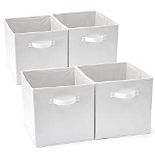 RRP £24.54 EZOWARE Set of 4 Collapsible Storage Cubes
