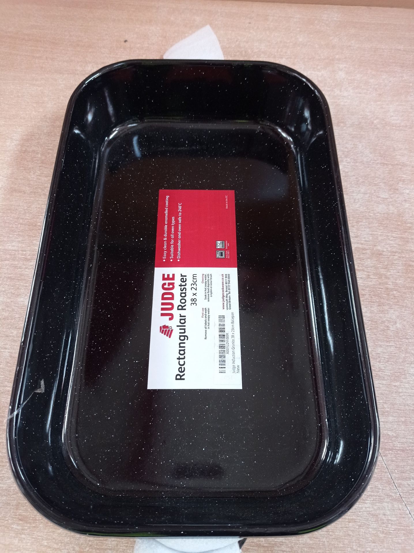 RRP £27.24 Judge Induction Granite 38 x 23cm Bakepan - Image 2 of 2