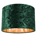 RRP £30.71 Modern and On-Trend Forest Green Crushed Velvet Fabric