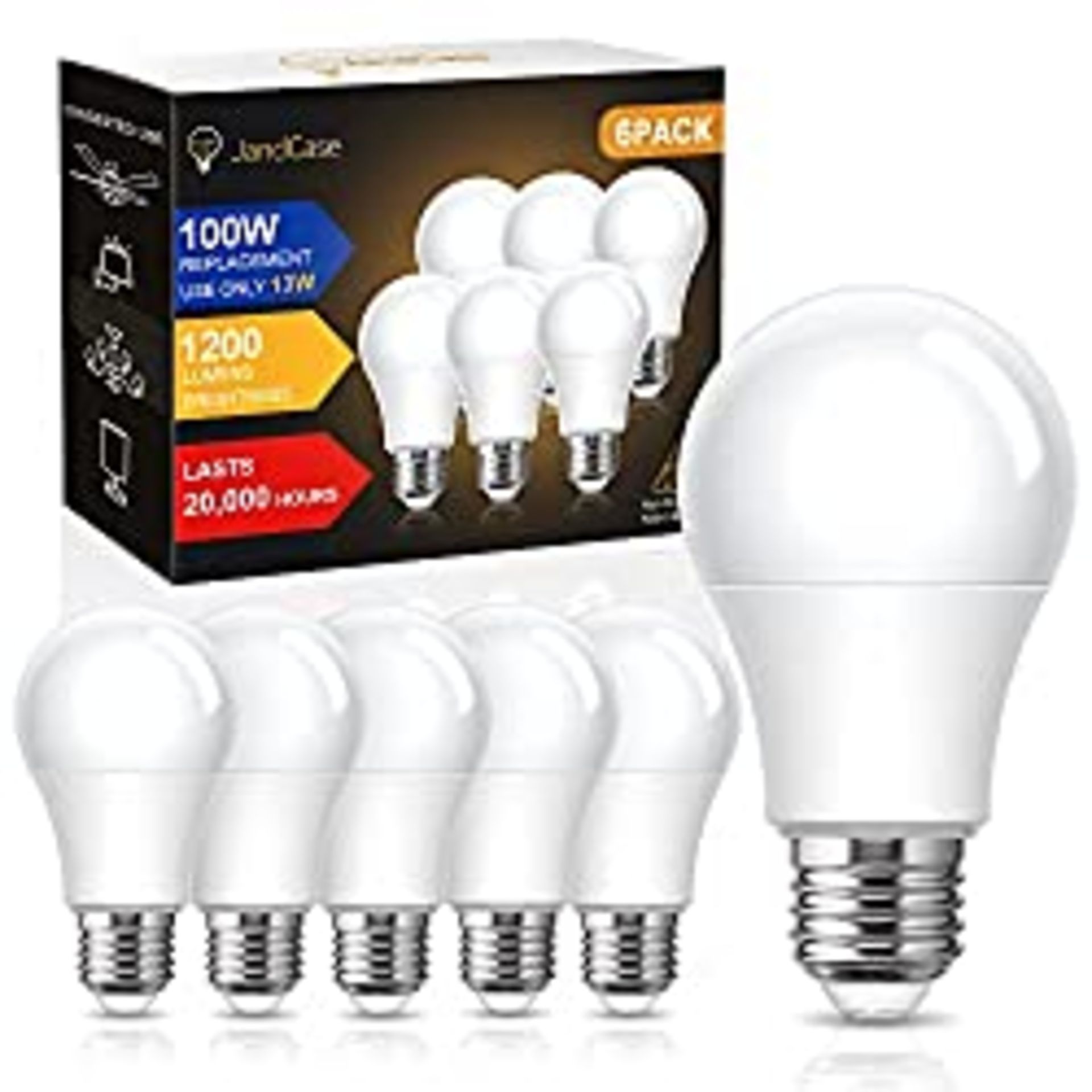 RRP £2.59 E27 Edison Screw Light Bulbs 100W Equivalent