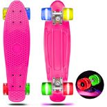 RRP £36.85 Skevic Skateboard Complete Mini Cruiser 22" Skateboard