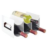 RRP £18.59 mDesign Wine Rack Water and Wine Bottle Holder for Worktops
