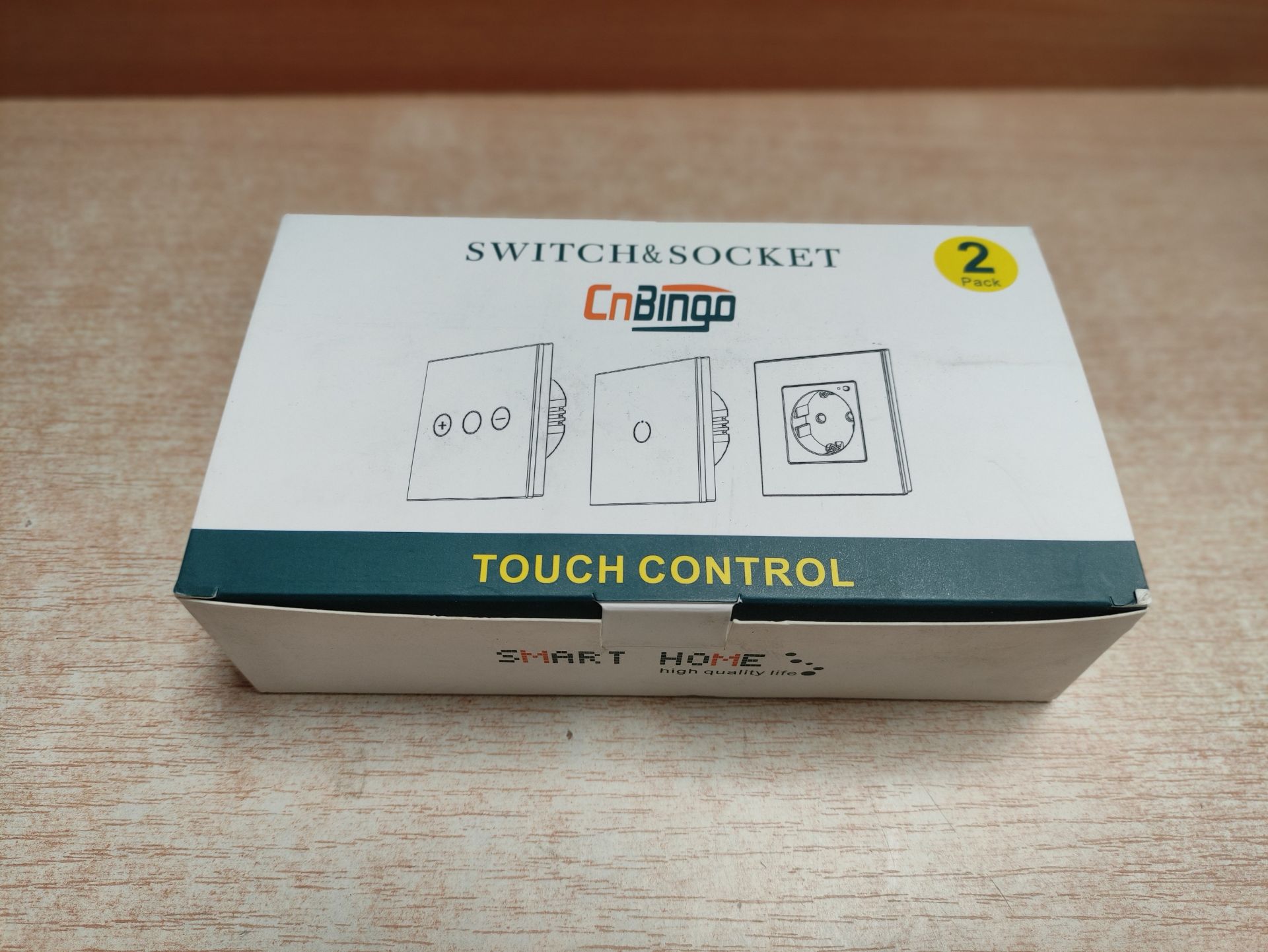 RRP £49.89 2 Pack CNBINGO WiFi Smart Light Switch Work with Alexa/Google Home - Image 2 of 2
