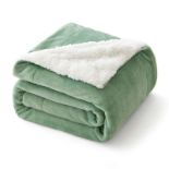 RRP £23.73 MIULEE Sherpa Fleece Throw Blanket Double-Sided Soft