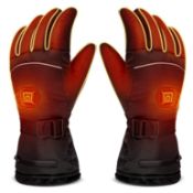 RRP £22.82 LUWATT Heated Gloves 8H Working Hours Rechargeable