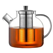 RRP £26.25 Ehugos Glass Teapot