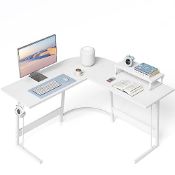 RRP £66.99 CubiCubi L Shaped Gaming Desk Computer Office Desk