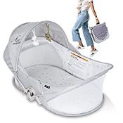 RRP £71.91 beberoad Portable Baby Bed Travel Bassinet Foldable Infant Crib