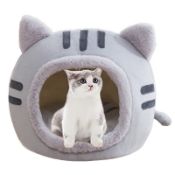 RRP £30.81 BRAND NEW STOCK Jemsia Cat Bed Cute Cat Ear Cave for Indoor Cats