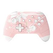 RRP £32.98 Mytrix Cherry Pink RGB Wireless Switch Pro Controller