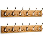 RRP £45.55 LARHN Wall-Mounted Coat Rack (2 Pack)