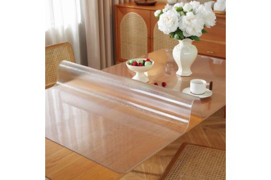 RRP £19.58 OstepDecor 1.5mm Thick Frosted Table Protector 60 x 60 cm