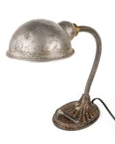 A "Supreme" entirely British made LGH818 Vintage adjustable industrial desk lamp, height fully