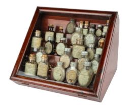 Medical interest. Circa 1900 chemists advertising display case for " Tabloid "brand fine products,