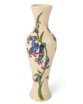 A Moorcroft 'Bluebell Harmony' patterned vase, designer Kerry Goodwin, 1st quality, dated 2009,
