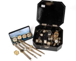 A collection of wristwatches, including ladies and gent's, Lorus, Avia, Sekonda, Rotary etc; watch
