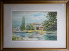 A collection of various 20th Century watercolours and prints to include: after Homer Dodge