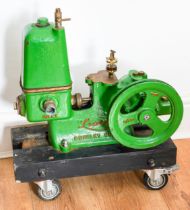 A vintage R A Lister & Co water pump (mounted)