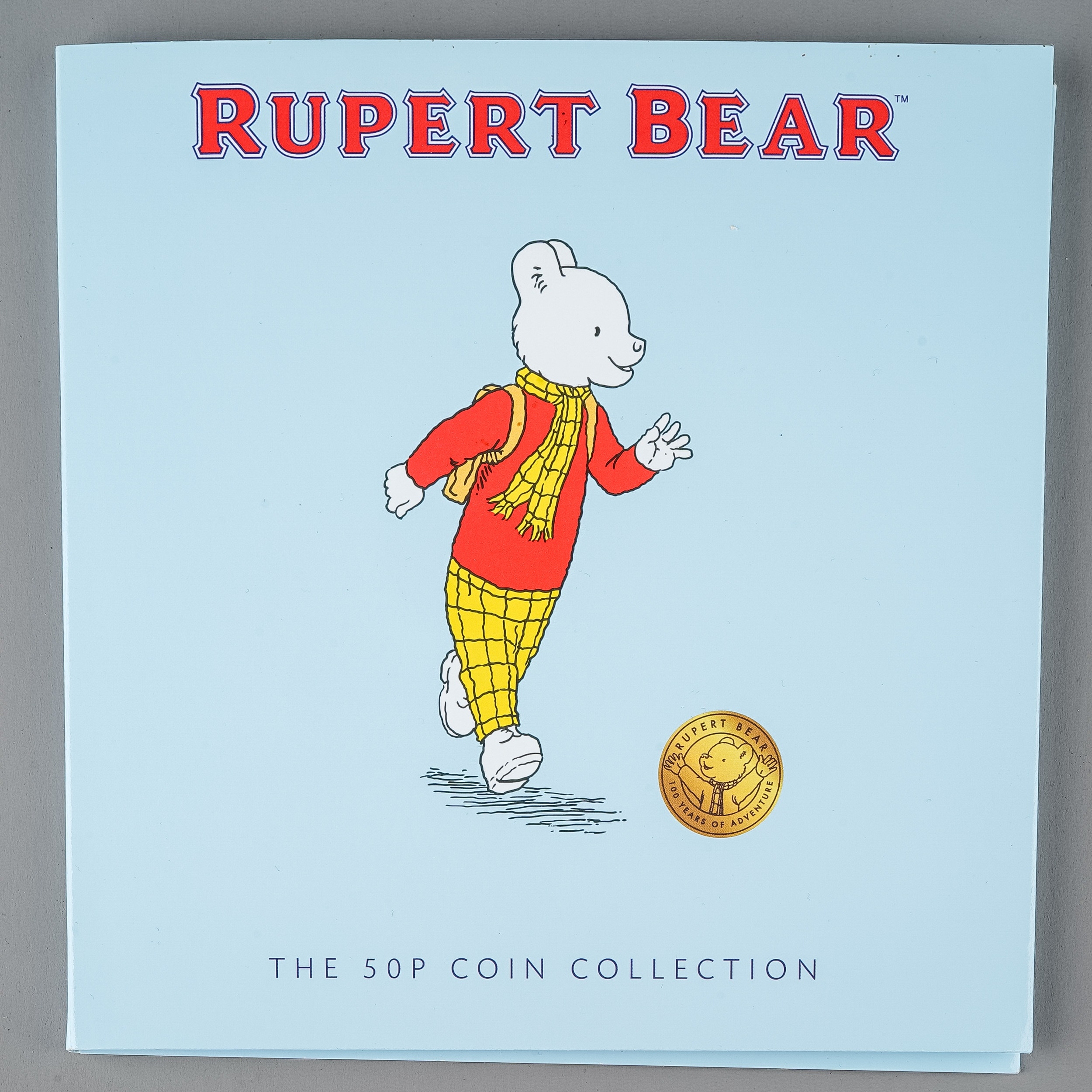 Rupert Bear: The 50p Coin Collection, with five encapsulated coins, comprising 'Rupert bear', 'Podgy - Image 3 of 4