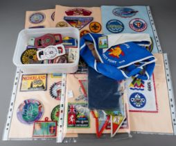 Boy Scout memorabilia, a good collection of vintage scouting items, British and American to