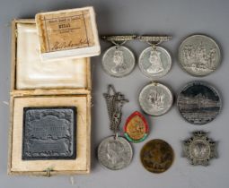 A collection of Victorian and earlier coins and medallions