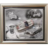 Motor racing interest - A Sir Stirling Moss limited edition Mille Miglia 722 Mercedes-Benz 300 SLR