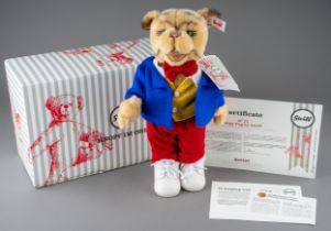 Algy Pug by Steiff, boxed with certificate no: 75