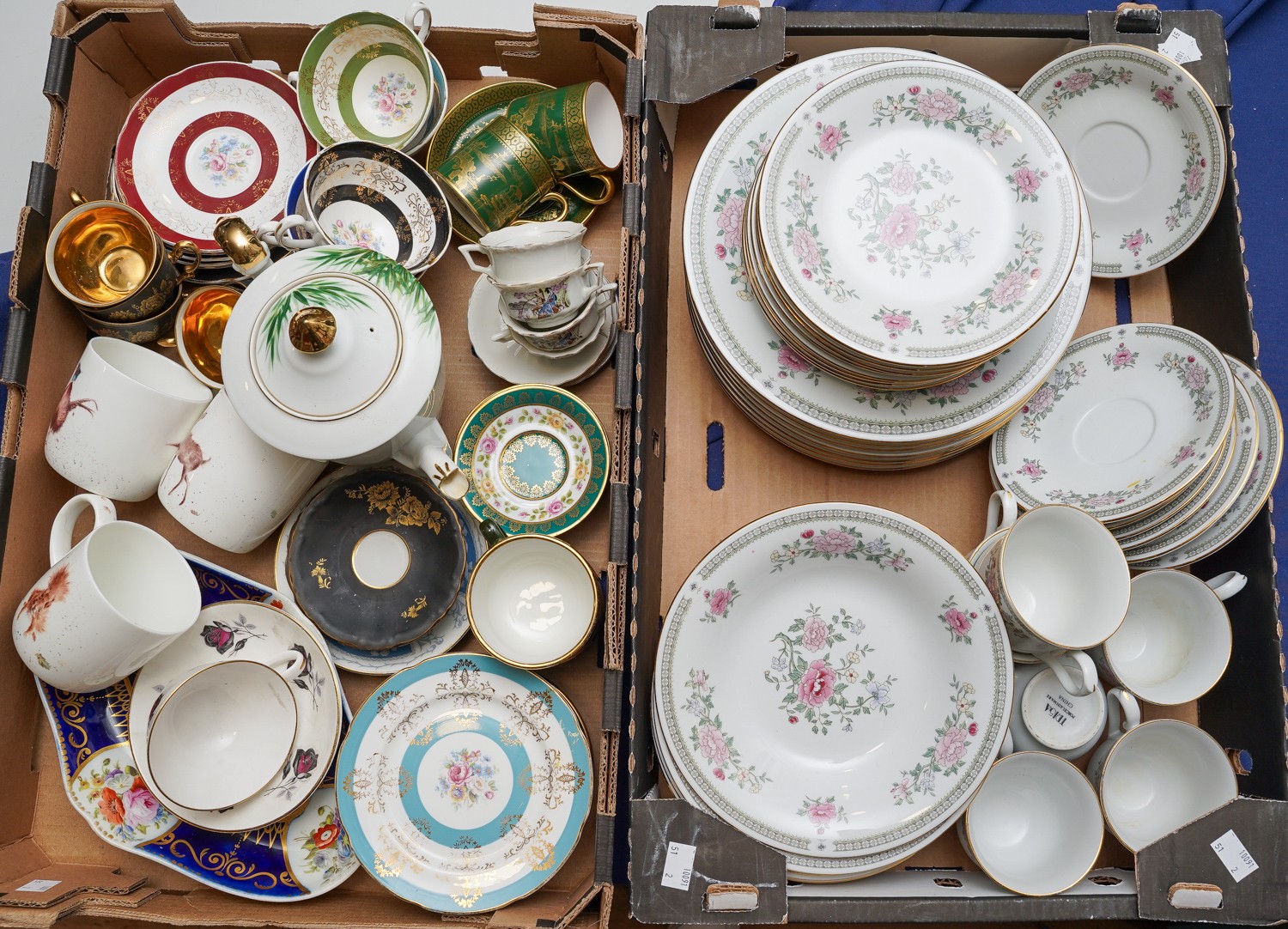 Trisa porcelain part dinner service and a collection of various tea wares to include Spode, - Image 2 of 4