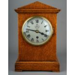 WW2 British RAF cased clock. Possibly from an Officers Mess. The face with roman numerals, with