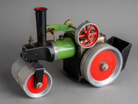 Toy Models: a boxed vintage Mamod steam roller S.R.1, in original box wear to both commensurate with