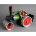 Toy Models: a boxed vintage Mamod steam roller S.R.1, in original box wear to both commensurate with