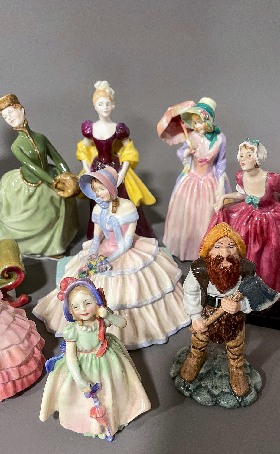 Collection of 15 Royal Doulton figurines including Delight, Rose, Lydia etc. (1 box) - Image 2 of 3