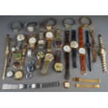 A quantity of ladies and gent's wristwatches, including Sekonda, Rotary etc