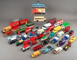 A tray of various Corgi/EFE diecast model vehicles