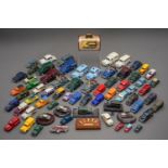 A large collection of unboxed diecast Morris Minor vehicles, approximately 80, to include Days