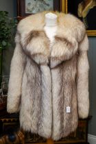 Half length ladies fur coat