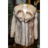 Half length ladies fur coat