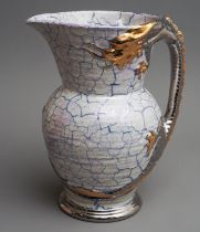 Burleigh ware dragon jug by Dean Sherwin - limited edition No. 2 of 100. Signed and marked to