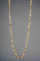 A 9ct rope twist necklace, 7.8g Good condition, wear commensurate with age