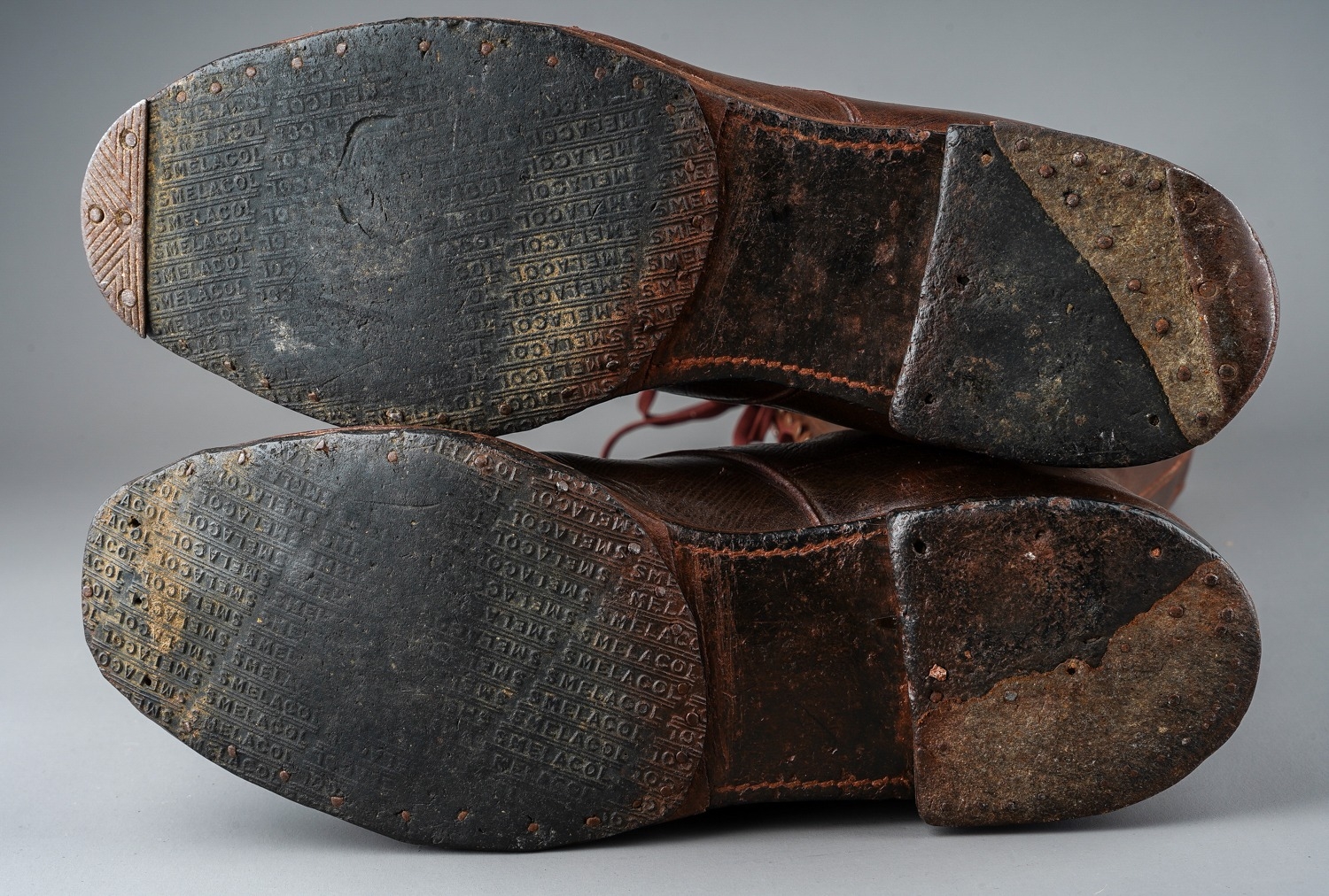 WW1 British Brown Leather Officers Boots. This variety was also worn by members of the Tank Corps - Image 4 of 4