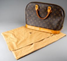 Louis Vuitton - a monogram Alma handbag, the domed shaped satchel designed with maker's classic