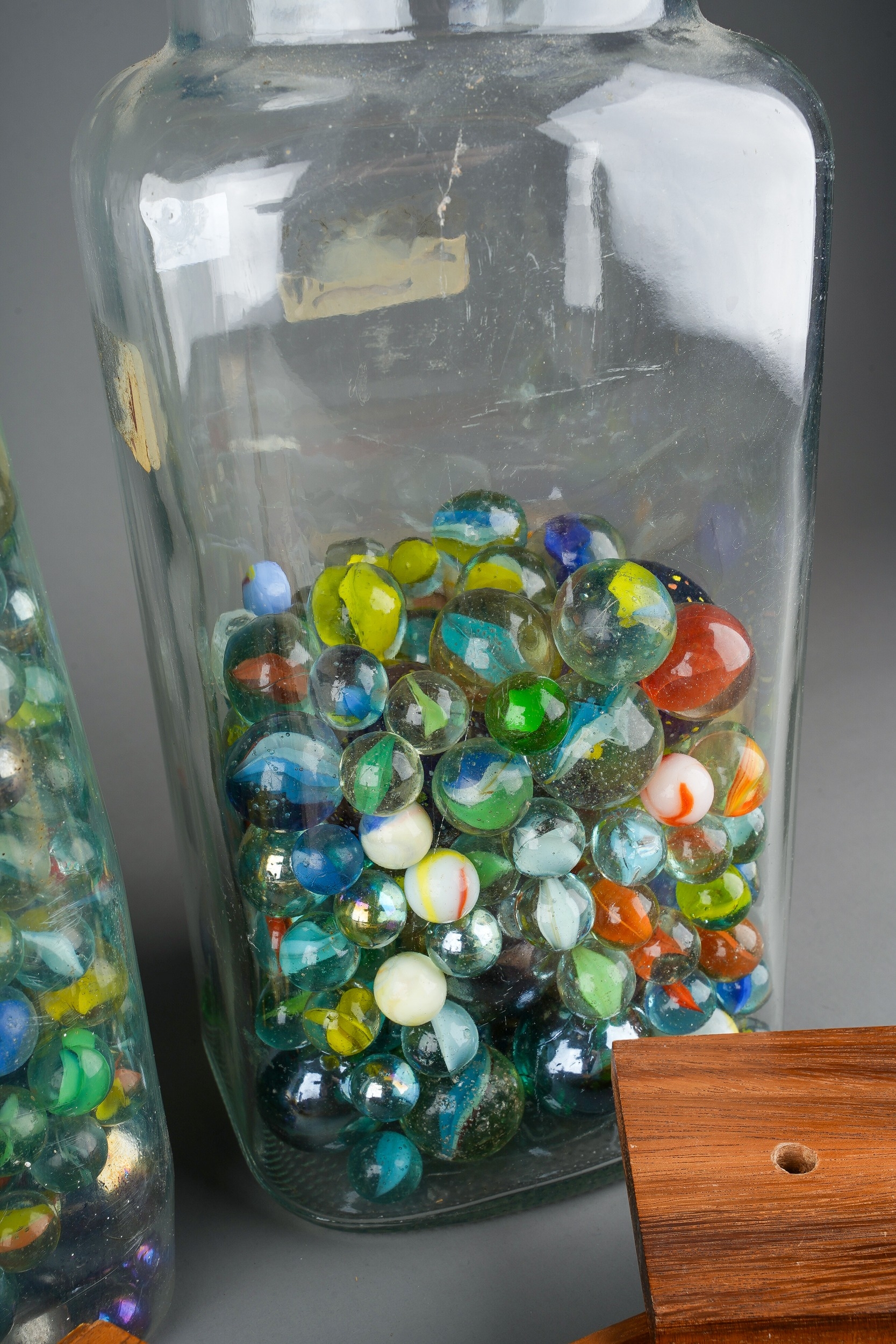 A large collection of assorted marbles in various sizes together with vintage Dominos, playing cards - Image 3 of 7