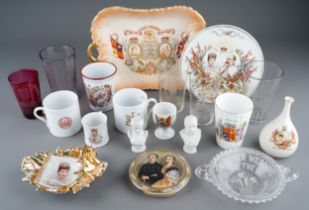 Royal Memorabilia: a collection of ceramics and glass commemorating the 1902 Coronation of Edward