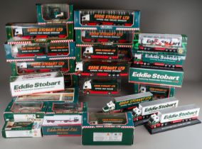 Corgi. A very large collection of Eddie Stobart vehicles both loose and boxed