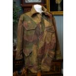 WW2 British Airborne 2nd pattern Denison Camouflage Smock by Silberston & Sons. Size 1, 5ft 3 to 5ft