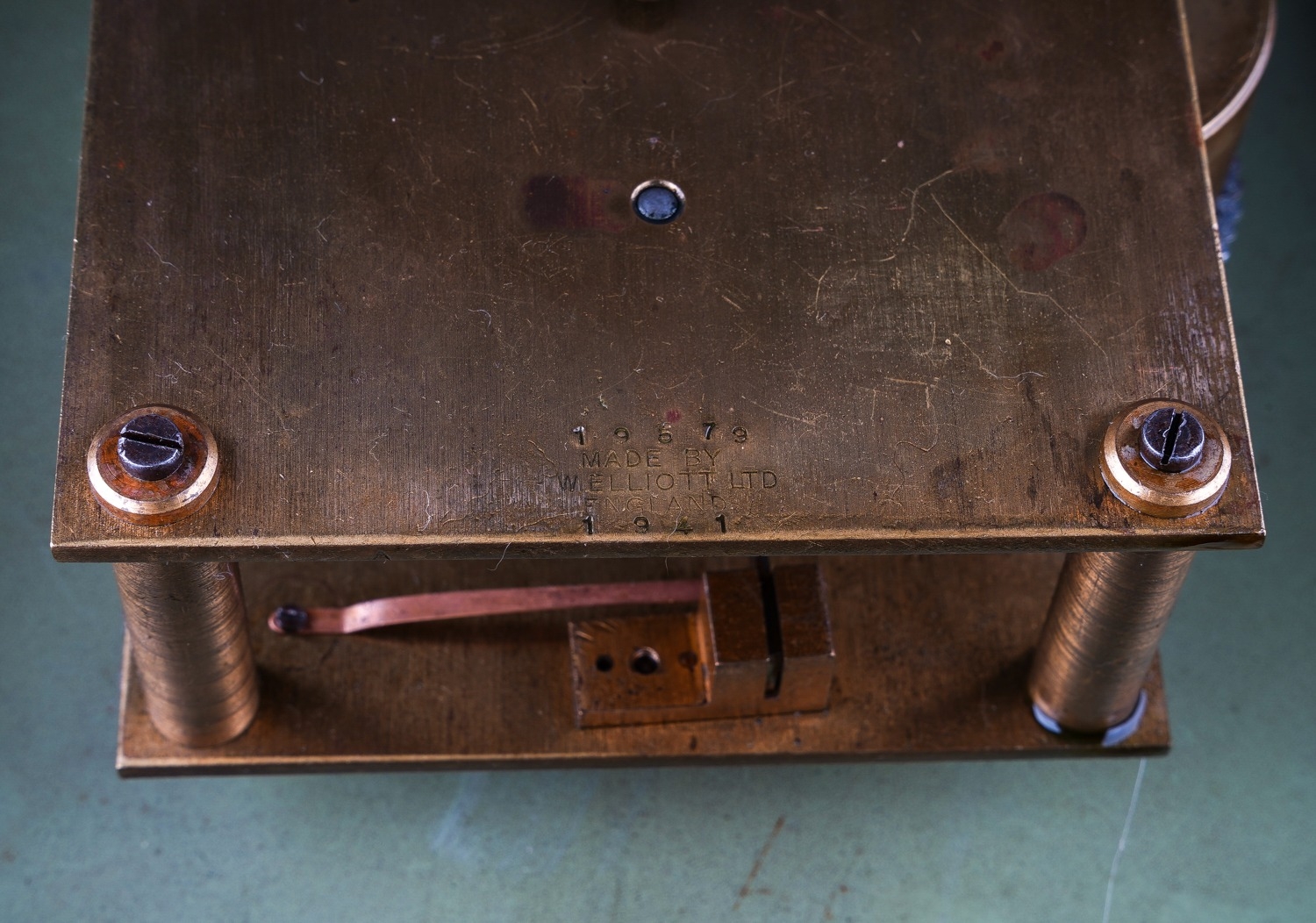 WW2 RAF Sector Clock. In the case of Mahogany, the face is still vibrant with colour with RAF - Image 7 of 7