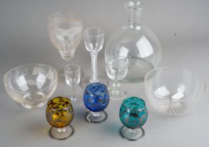 Assorted drinking glasses etc (2 boxes)