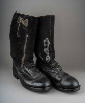 WW2 British RAF Escape Boots. The soles of the boots have been replaced by Timpson's.